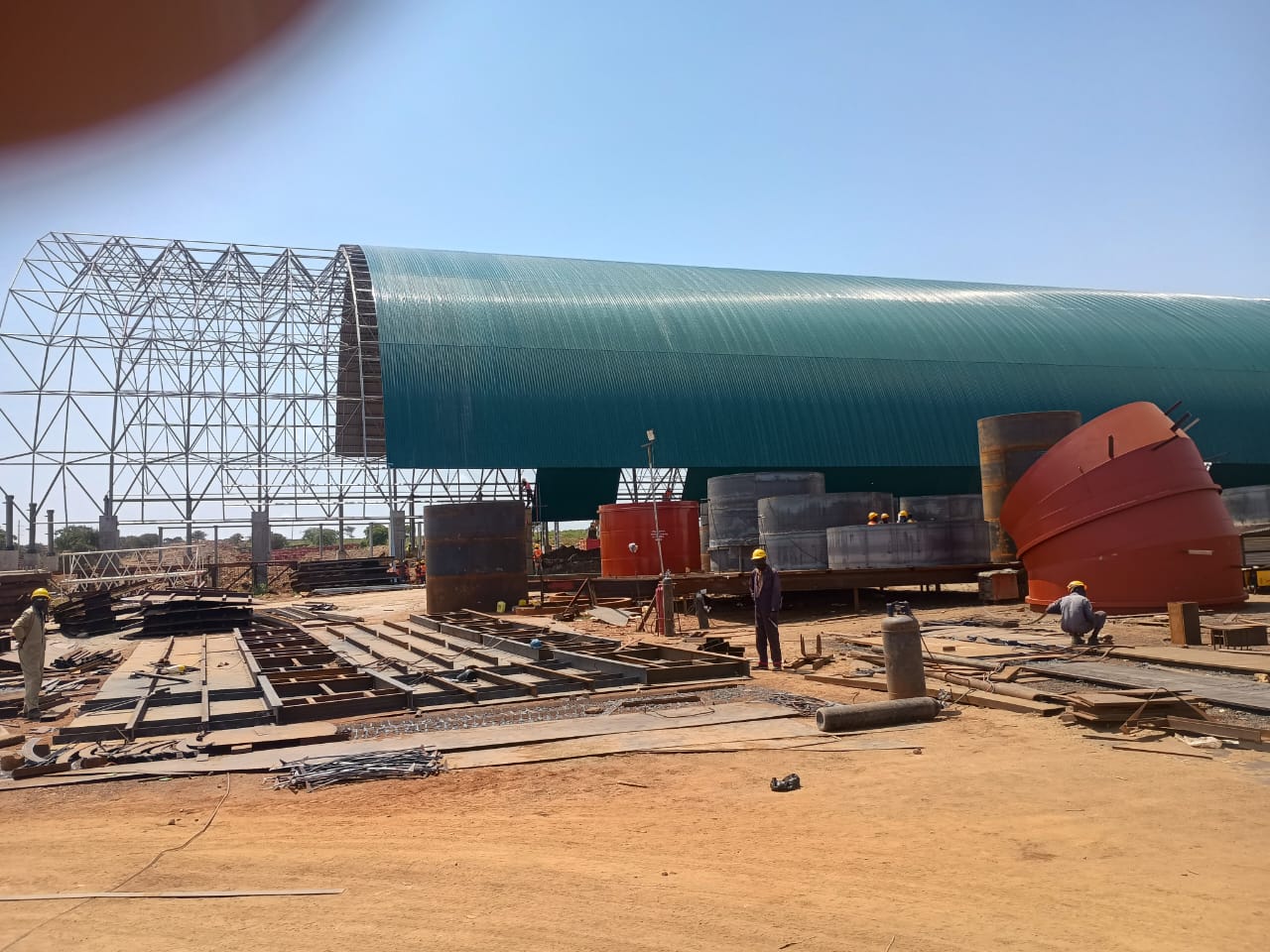 Moroto Tororo Cement ongoing project site progress