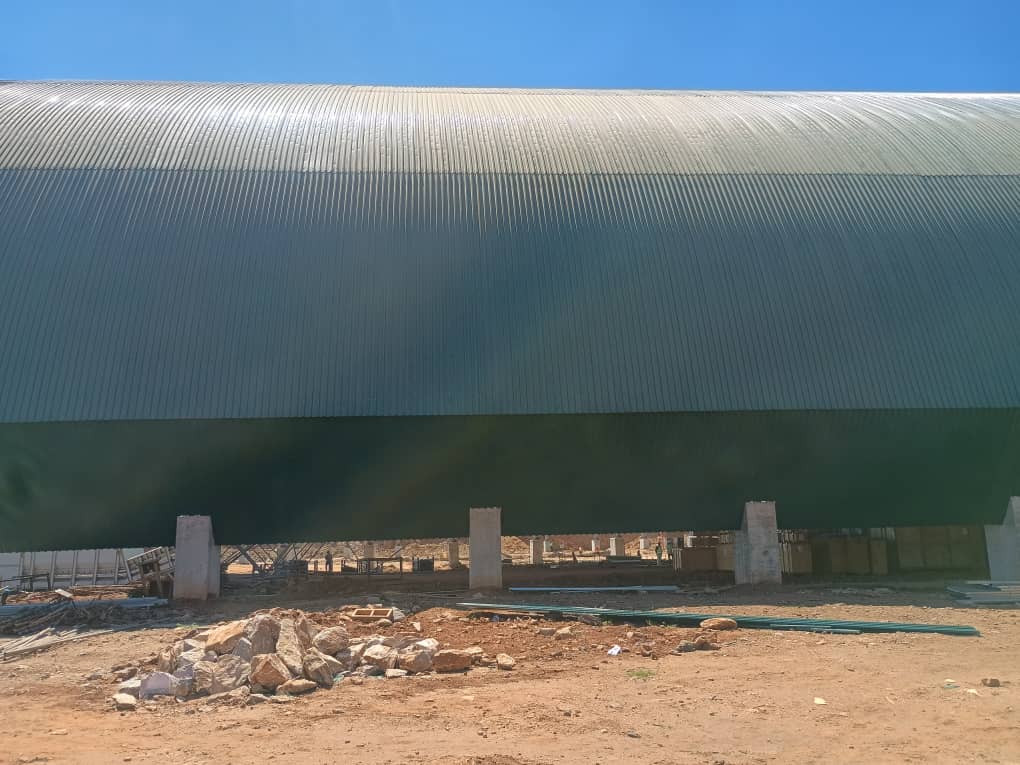 Moroto Tororo Cement ongoing project exterior works
